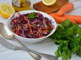 Salade de chou rouge et carottes