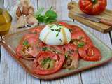 Salade de tomates à la burrata