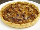 Tarte au confit d’oignons et au Rocamadour