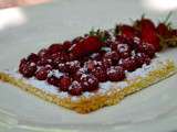 Tarte aux fraises des bois