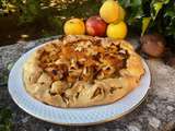 Tarte rustique pommes - coings