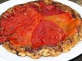 Tarte tatin aux poivrons et à la tapenade