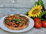 Tarte tomates aubergines