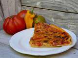 Tarte tomates poivrons