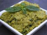 Tartinade petit-pois menthe