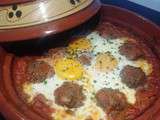 Tajine de kefta aux œufs