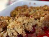 Histoire de crumble (pommes, pécan et cranberries)