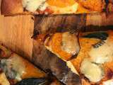 Pizza d'automne - Butternut, bleu et sauge