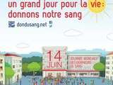 Journée Mondiale des Donneurs de Sang le 14/06/2014