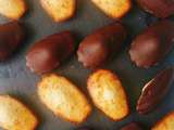 Madeleines chocolat orange