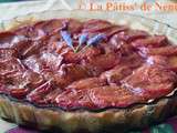 Tarte abricot miel lavande