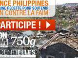 Urgence Philippines avec 750g