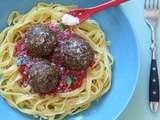 Boulettes d’aubergines provençales (peu photogéniques mais délicieuses)