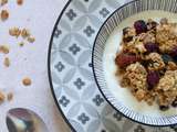 Granola croustillant au sésame