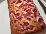 Cake aux framboises Vanille sans gluten et sans lactose