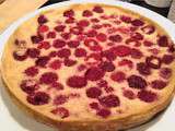 Clafoutis aux framboises sans gluten et sans lactose