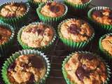 Muffins aux pépites de chocolat sans gluten et sans lactose