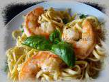 Fettuccini aux gambas