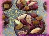 Palets au chocolat et fruits secs