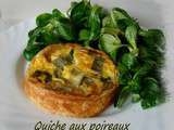 Quiche aux poireaux