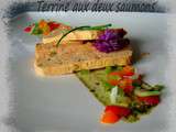 Terrine faiche aux deux saumons