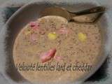 Velouté de lentilles au cantal et à la saucisse de Morteau