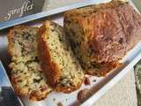 Cake au roquefort noix et lardons