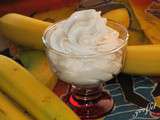 Chantilly de banane au siphon