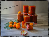 Confiture d'abricots du jardin