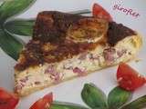 Tarte au mascarpone bacon et lardons