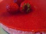 Bavarois à la fraise