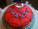 Gâteau au chocolat Spiderman