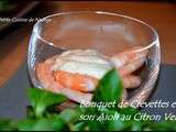 Bouquet de Crevettes et son Aioli au Citron Vert