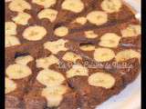 Comme un brownie renversé chocolat banane très fondant