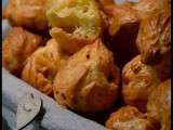 Gougeres Chorizo et Comté, Piment d'Espelette (avec ou sans cook'in, avec ou sans gluten)