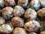 Boulettes de porc aux fanes de betterave