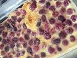 Clafoutis aux cerises en basse température