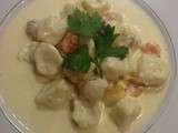 Gratin de quenelles aux fruits de mer