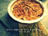 Gratin pommes de terres-courgettes  tout au pif 