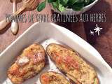 Pommes de terre farcies et gratinées aux herbes