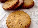 Biscuits croustillants noisette chocolat