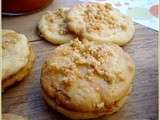 Biscuits noisette citron abricot