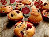 Cakes aux fruits rouges