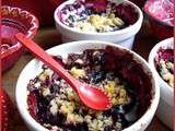 Crumble aux fruıts rouges