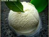 Glace au basilic