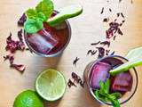 Hibiscus Flower & Mint Juice