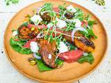 Maple Glazed Pumpkin Salad w/ Pink Grapefruit