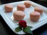 Macarons à la rose