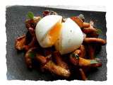 Oeufs mollet aux girolles