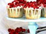 Pomegranate Cupcakes